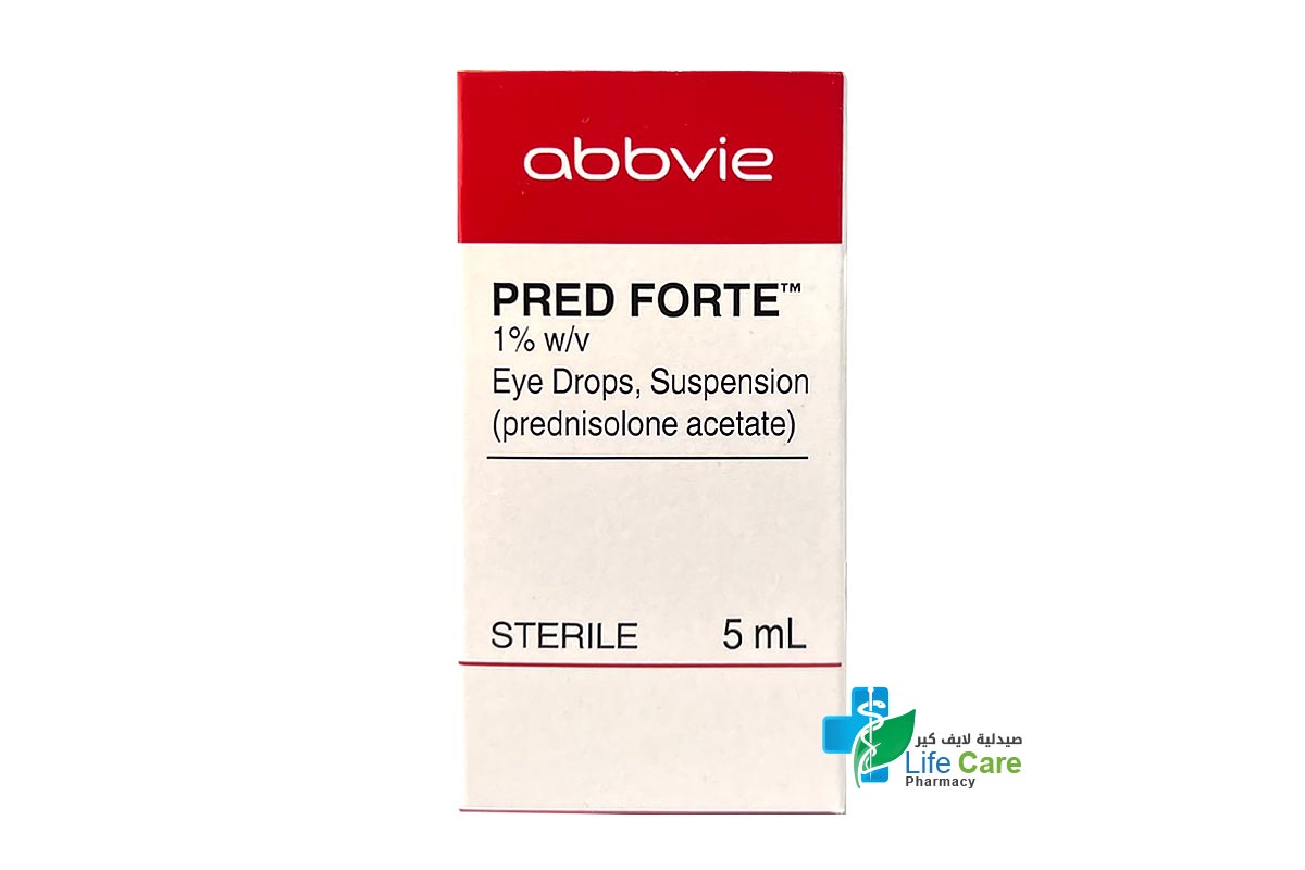 PRED FORTE 1.0% 5 ML E/DP - Life Care Pharmacy