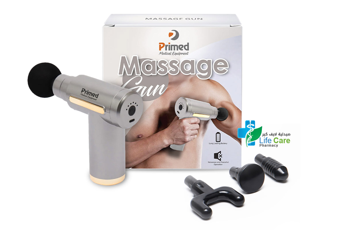 PRIMED ELECTRONIC MASSAGE GUN - Life Care Pharmacy