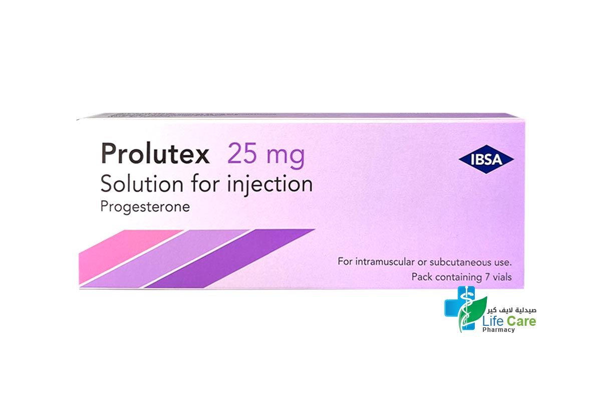 PROLUTEX SOLUTION FOR INJECTION 25 MG 7 VIALS - Life Care Pharmacy