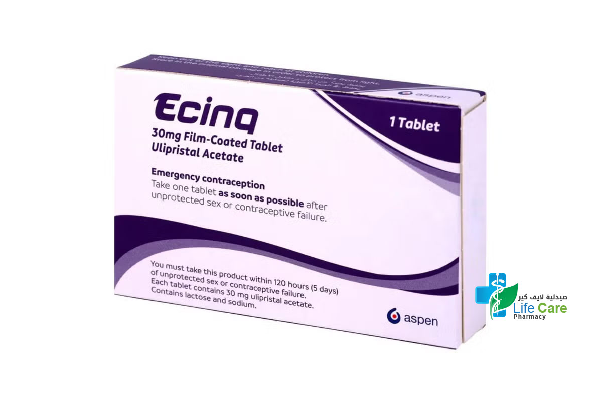 ECINQ 30 MG 1 TABLET - Life Care Pharmacy