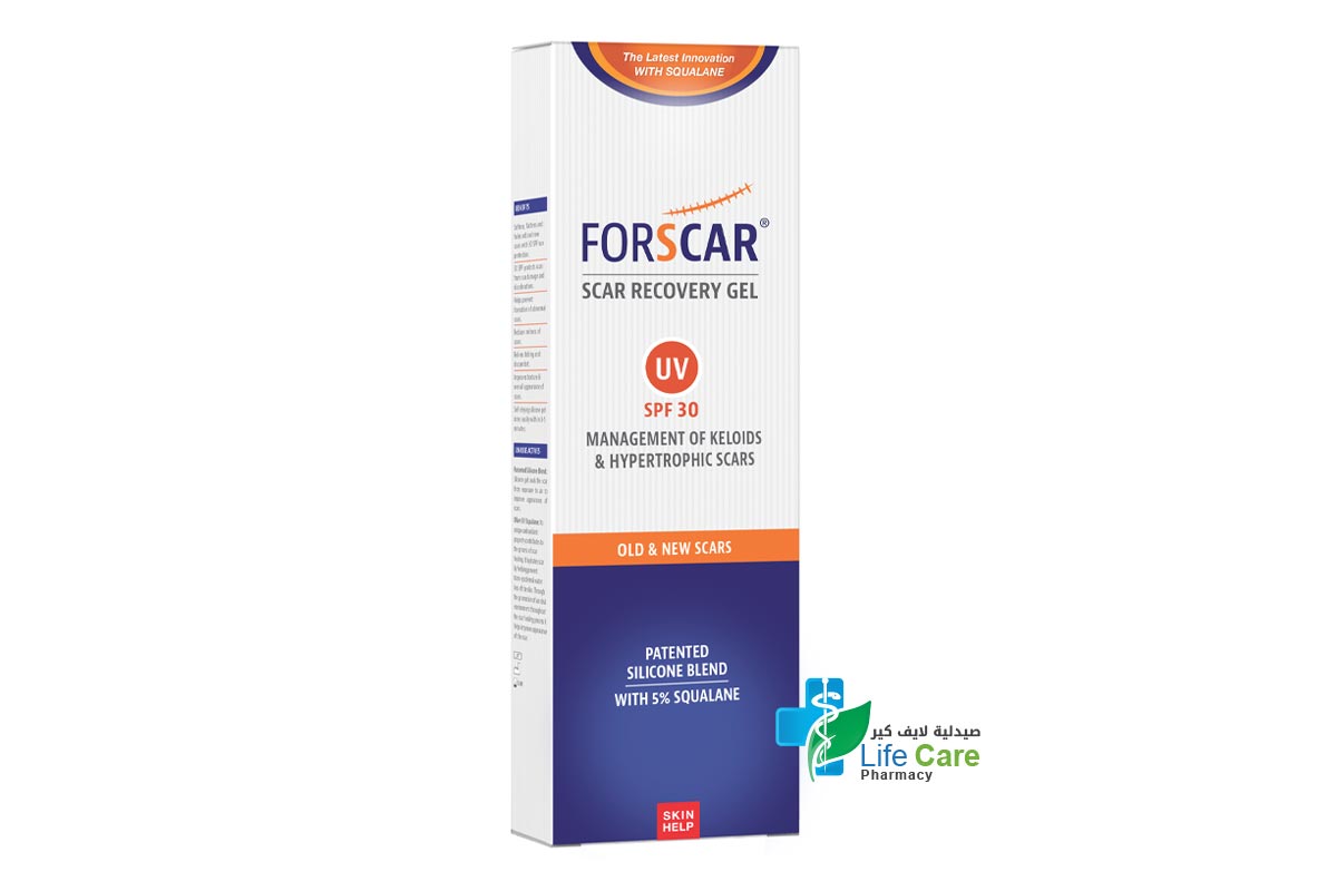 FORSCAR SPF 30 SCAR RECOVERY GEL 20 ML - Life Care Pharmacy