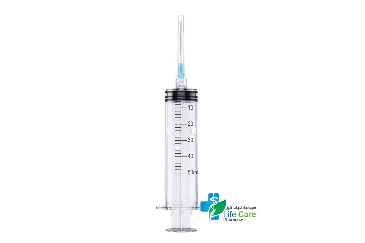 ELDAWLIA STERILE HYPODERMIC SYRINGE 18 G 50 ML 1 PCS - Life Care Pharmacy