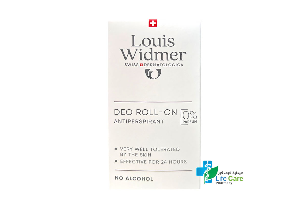 LOUIS WIDER DEO ROLL ON 0% PARFUM 24 H 50 ML - Life Care Pharmacy