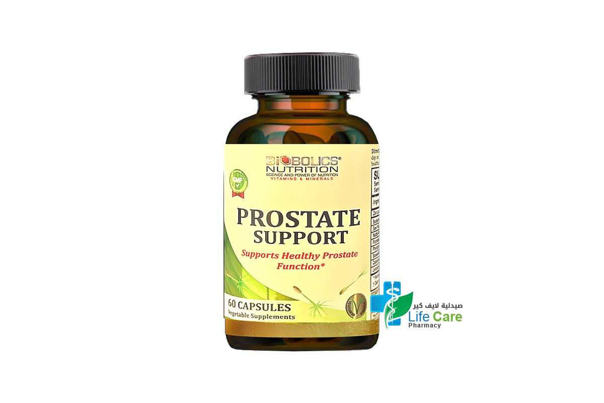 BIOBOLICS PROSTATE SUPPORT 60 CAPSULES - Life Care Pharmacy