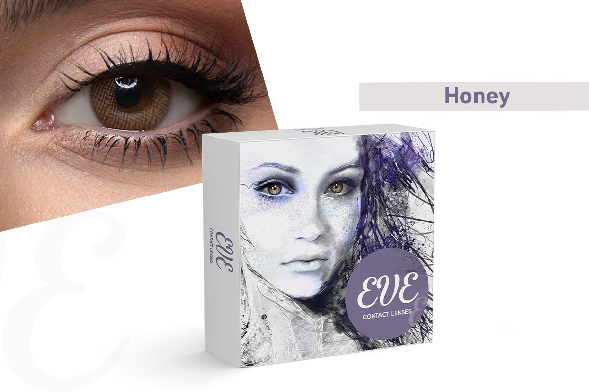 EVE LENSES MONTHLY BROWN HONEY - Life Care Pharmacy