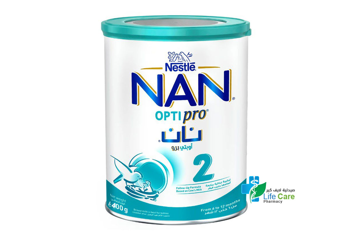 NAN OPTIPRO 2  400 GM - Life Care Pharmacy