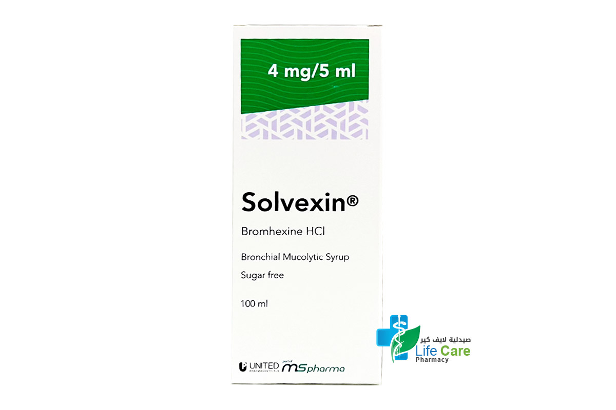 SOLVEXIN SYRP 100 ML - Life Care Pharmacy