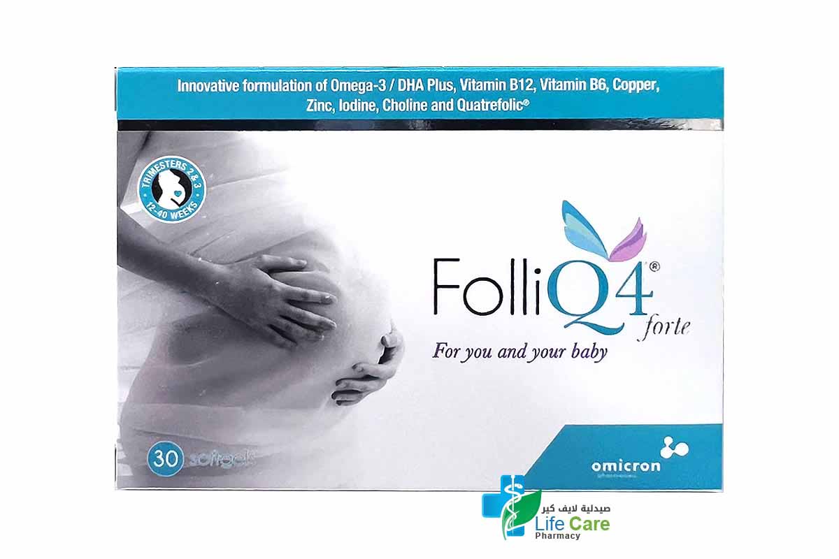 OMICRON FOLLIQ4 FORTE 30 SOFTGEL - Life Care Pharmacy