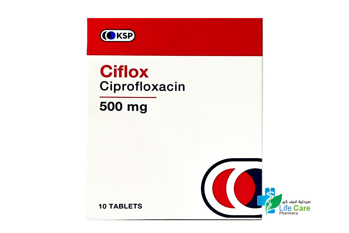 CIFLOX 500MG 10TABS - Life Care Pharmacy