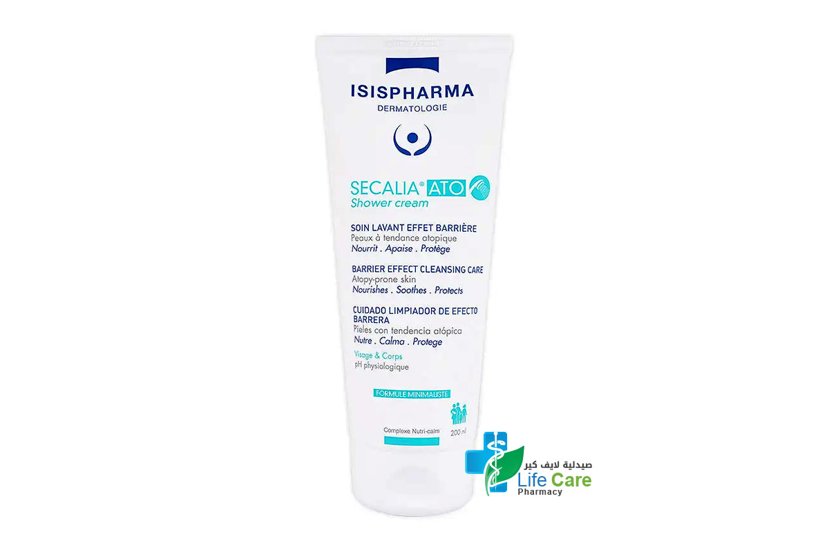 ISISPHARMA SECALIA ATO SHOWER CREAM 200 ML - Life Care Pharmacy