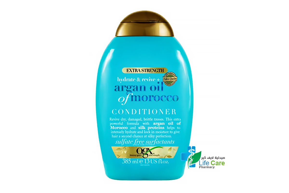 OGX  ARGAN OIL OF MOROCCO CONDITIONER 385 ML - Life Care Pharmacy