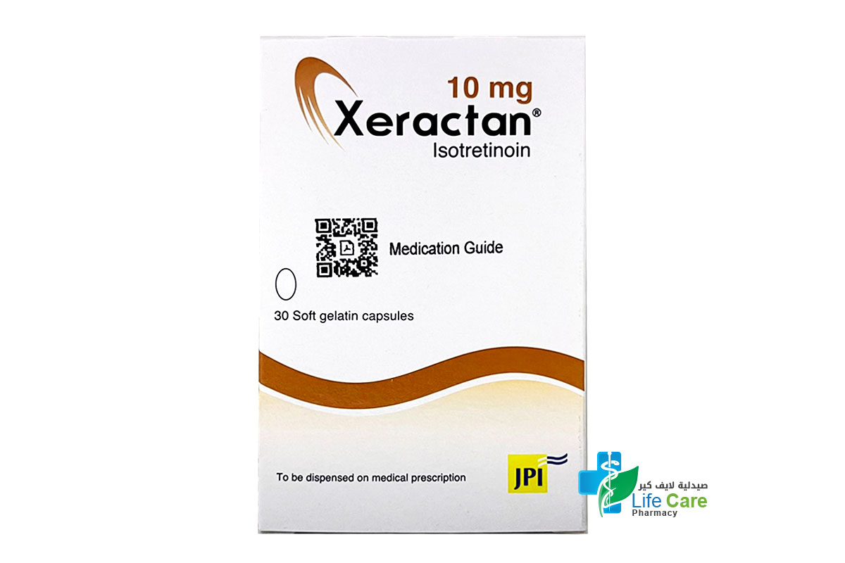 XERACTAN 10MG SOFT GELATIN 30 CAPSULES - Life Care Pharmacy