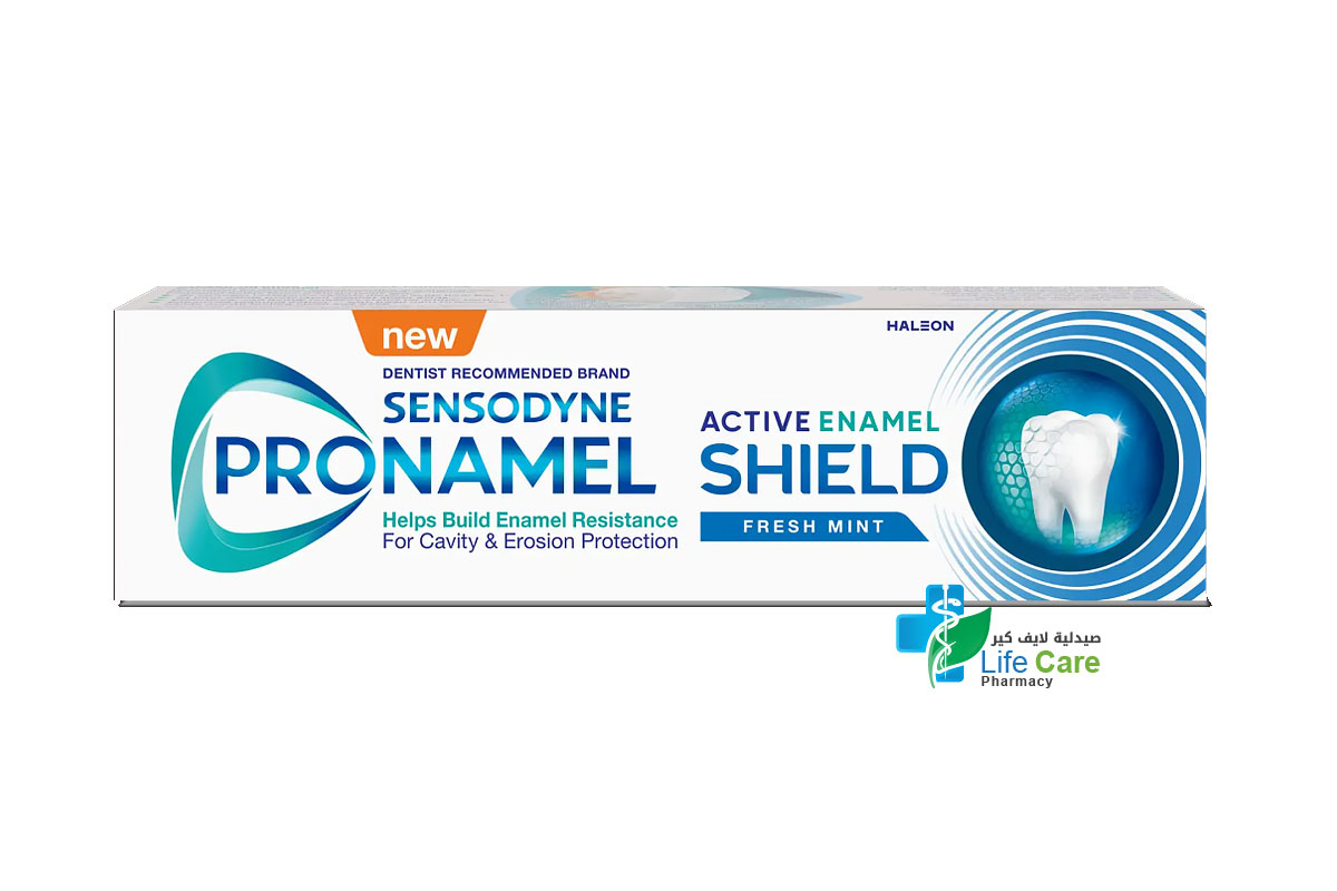 SENSODYNE TOOTHPASTE PRONAMEL ACTIVE SHIELD FRESH MINT 75 ML - Life Care Pharmacy