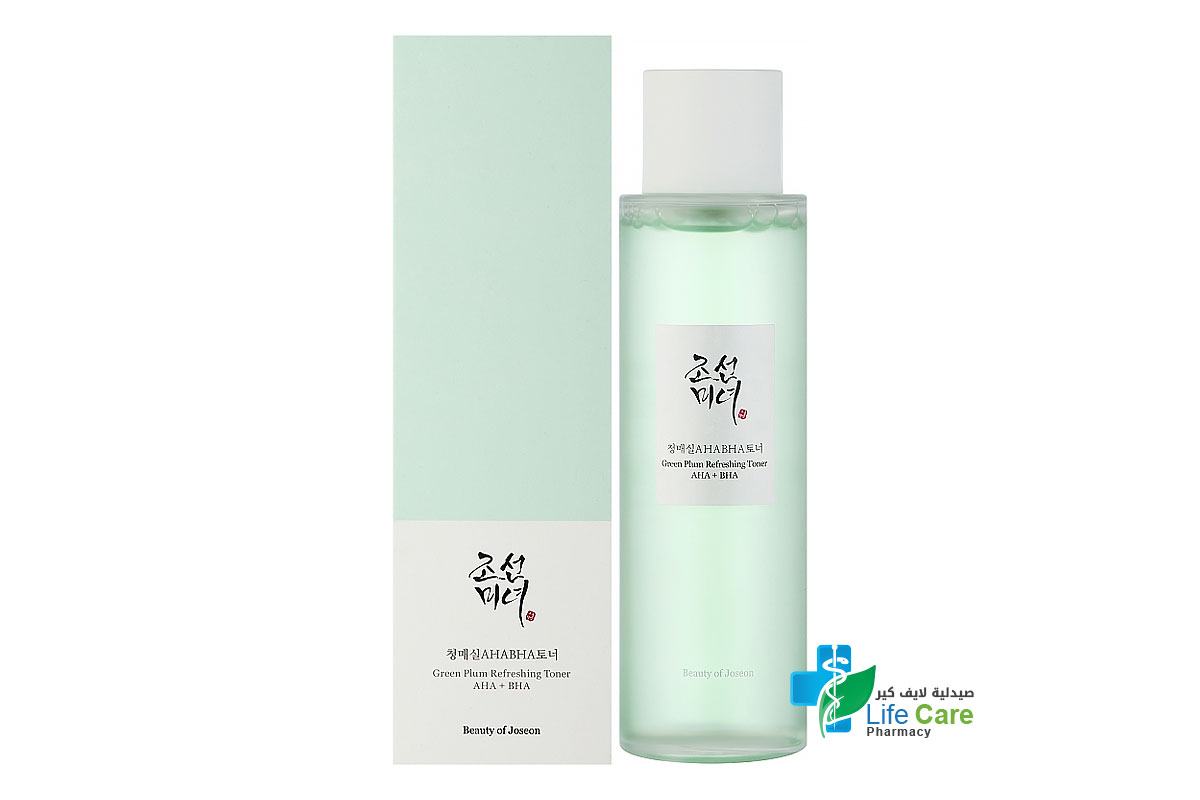 بيوتي اوف جوسون تونر منعش بالبرقوق الأخضر لازالة خلايا الجلد الميته 150 مل - صيدلية لايف كير