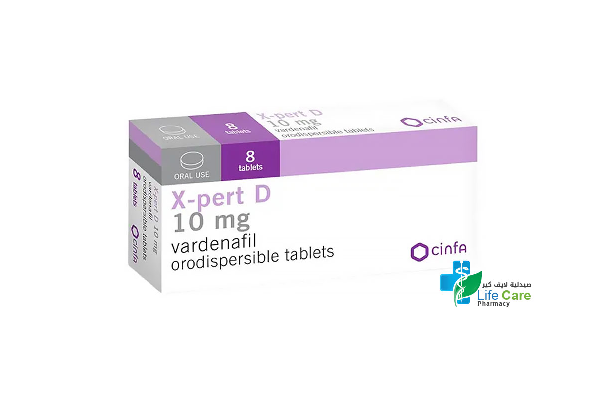 X-PERT D 10 MG 8 TABLETS - Life Care Pharmacy
