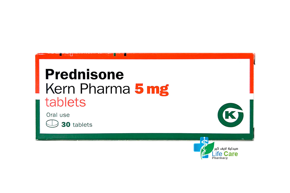 PREDNISONE KERN PHARMA 5 MG 30 TABLETS - Life Care Pharmacy