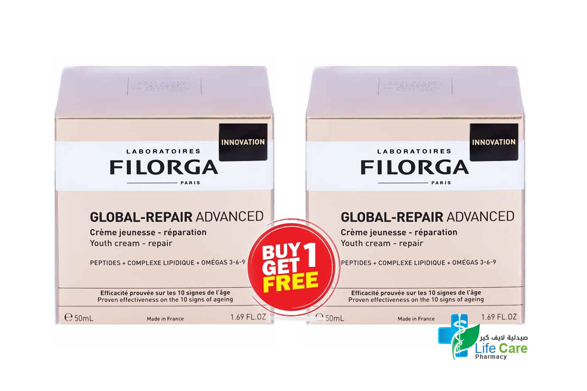 FILORGA GLOBAL REPAIR ADVANCED CREAM 50 ML - Life Care Pharmacy
