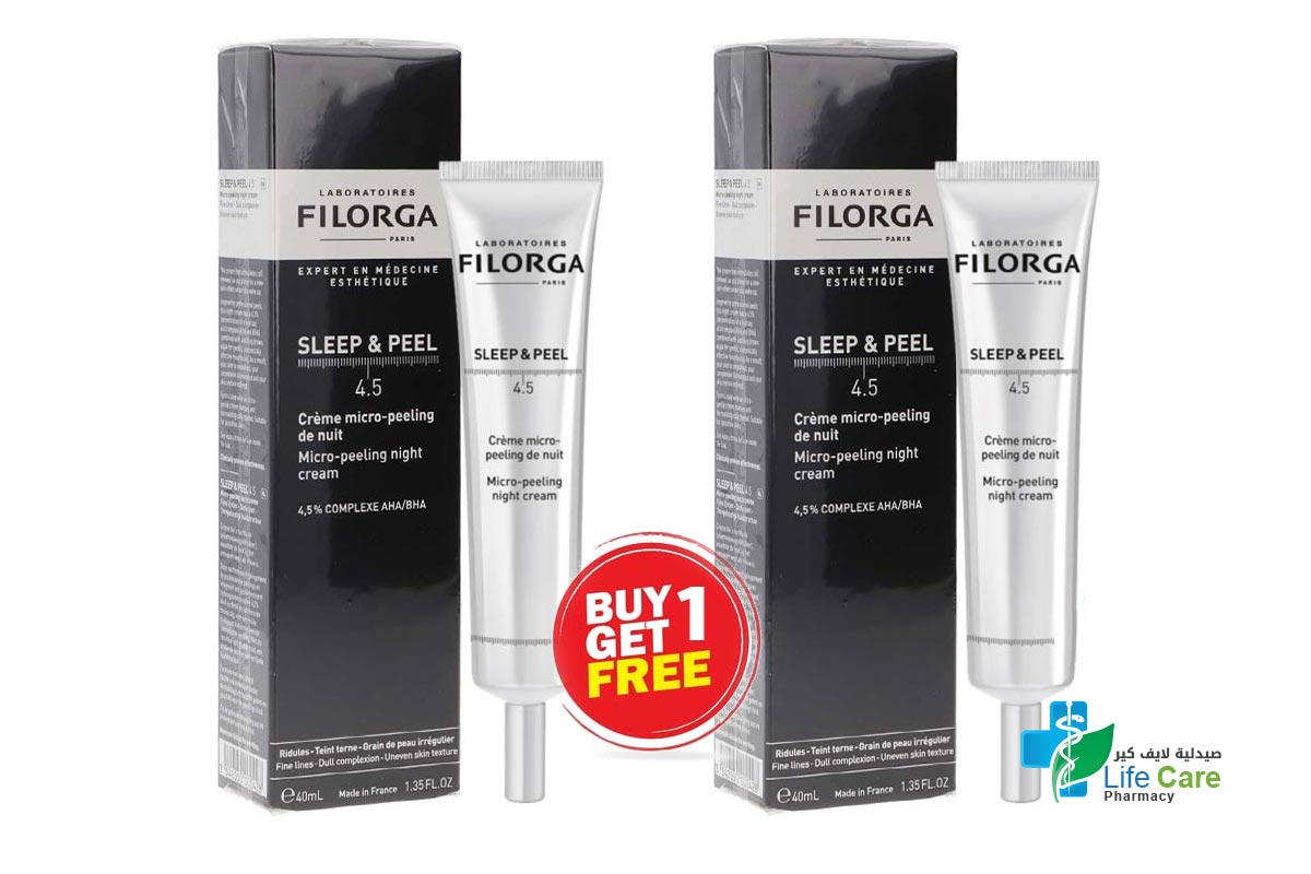 FILORGA SLEEP AND PEEL NIGHT CREAM 40 ML - Life Care Pharmacy