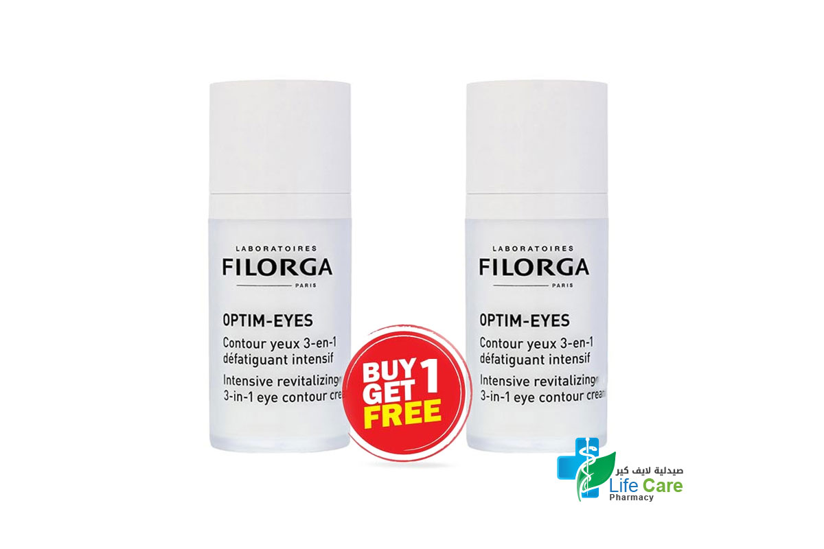 فيلورجا اوبتيم اي كريم علاج الهالات السوداء تحت العين 15 مل - صيدلية لايف كير