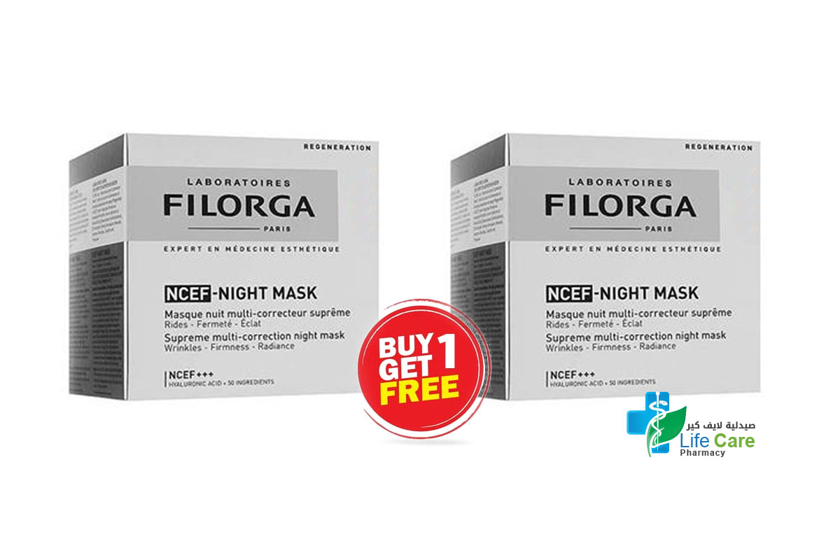 FILORGA NCEF NIGHT MASK 50 ML - Life Care Pharmacy