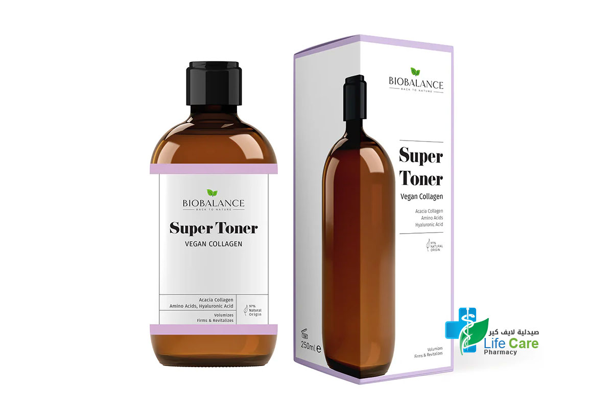 BIO BALANCE SUPER TONER VEGAN COLLAGEN 250 ML - Life Care Pharmacy