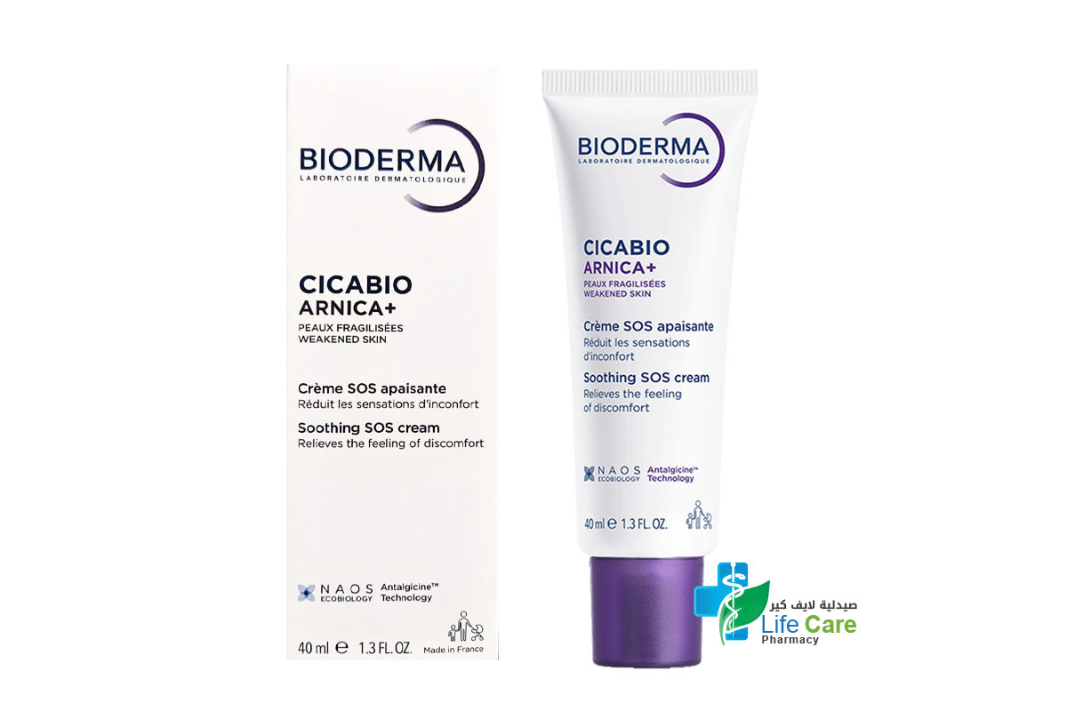 BIODERMA CREAM CICABIO ARNICA PLUS 40 ML - Life Care Pharmacy