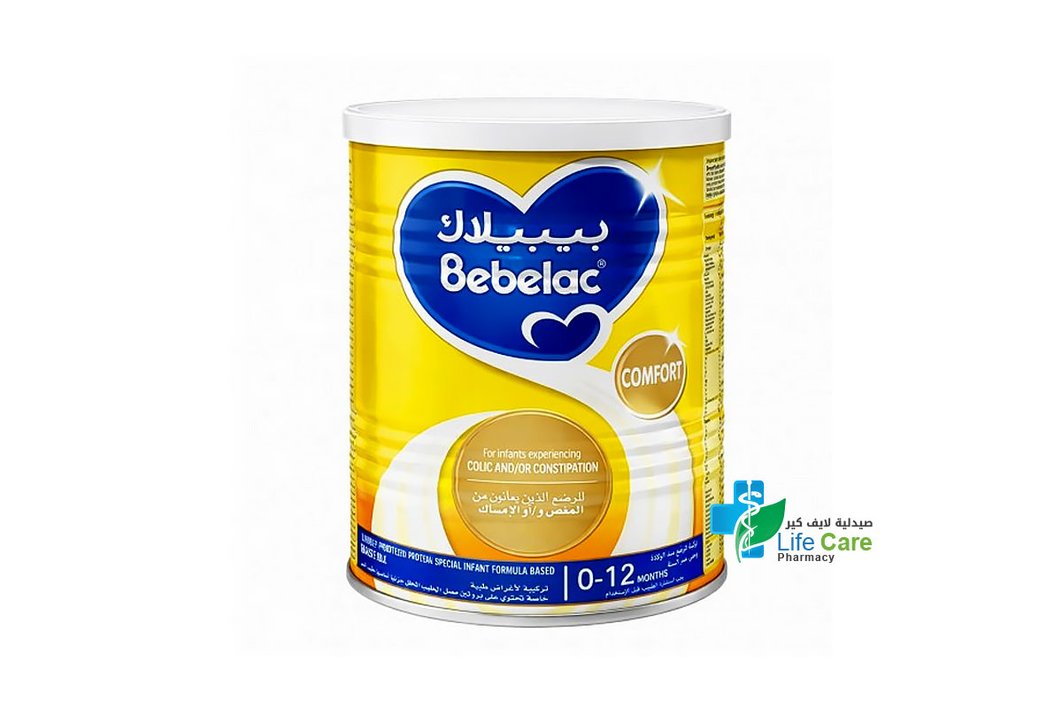 BEBELAC COMFORT FROM 0 TO 12 MONTHS 400 GM - Life Care Pharmacy