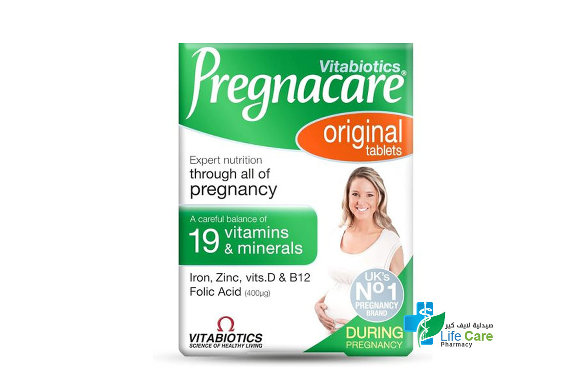 VITABIOTICS PREGNACARE ORIGINAL PREGNANCY 30 TABLETS - Life Care Pharmacy