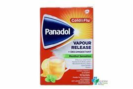 PANADOL COLD AND FLU VAPOUR DECONGESTANT MENTHOL 10 SACHETS